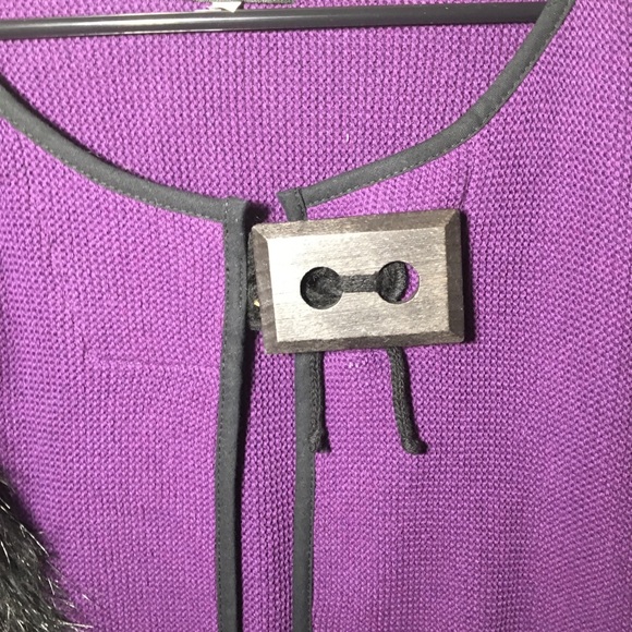 Jaskar Sweater Cardigan With Faux Fur - Picture 4 of 6